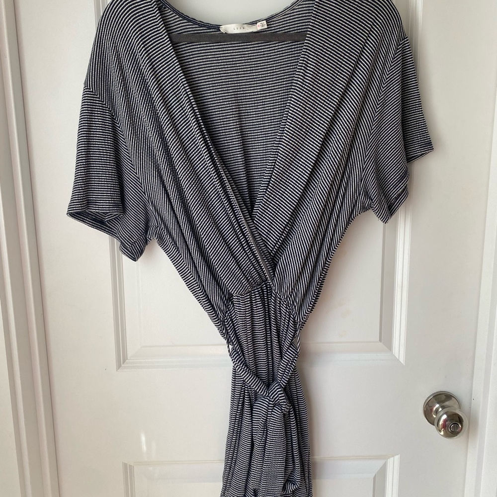 Striped romper